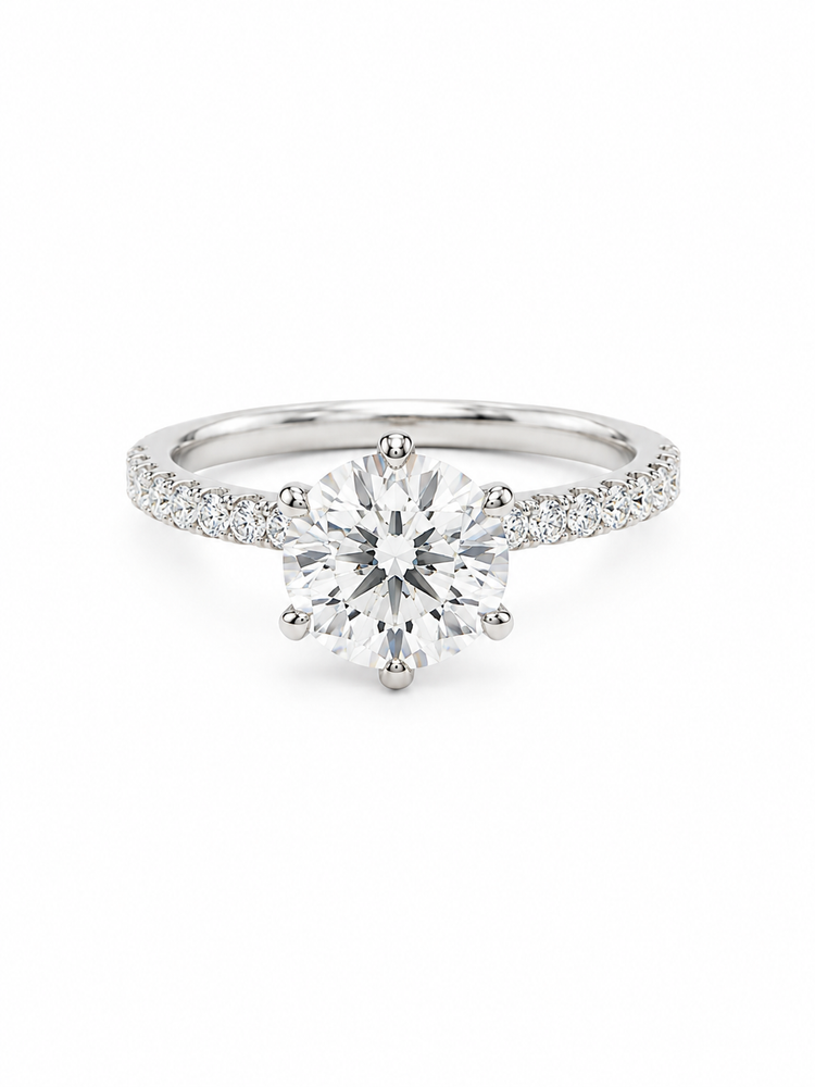 1.53ct Lab Grown Diamond Engagement Ring | T18KDIA26040267