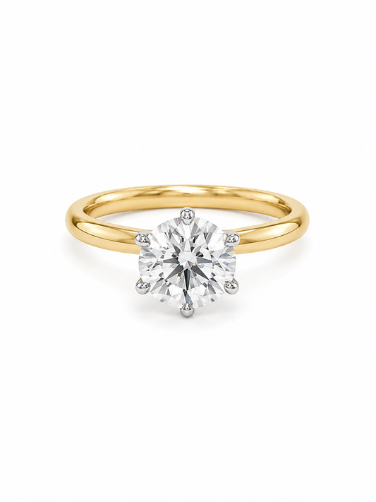 1.18ct Lab Grown Diamond Solitaire Ring | T18KDIA26040268