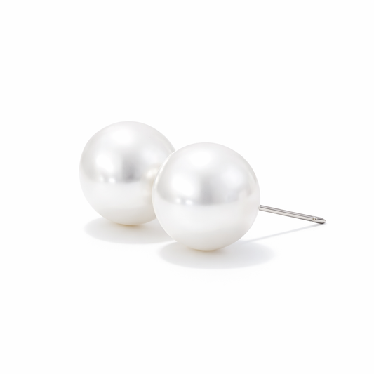 15mm Button South Sea Pearl Studs