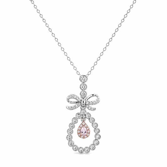 Pink Diamond Necklace