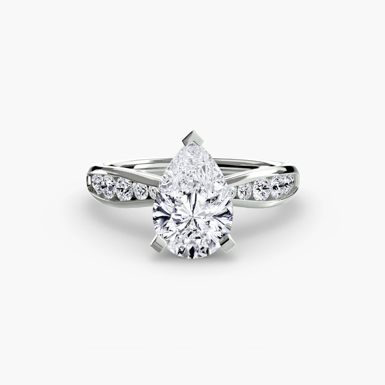 Solitaire with Pavé 3