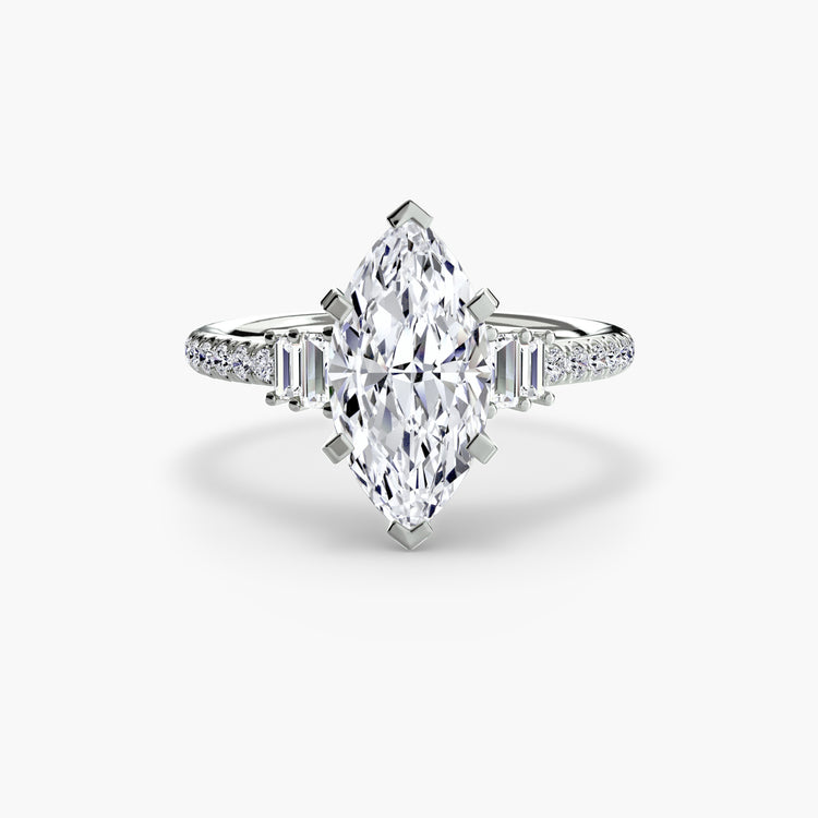 Solitaire with Pavé 4