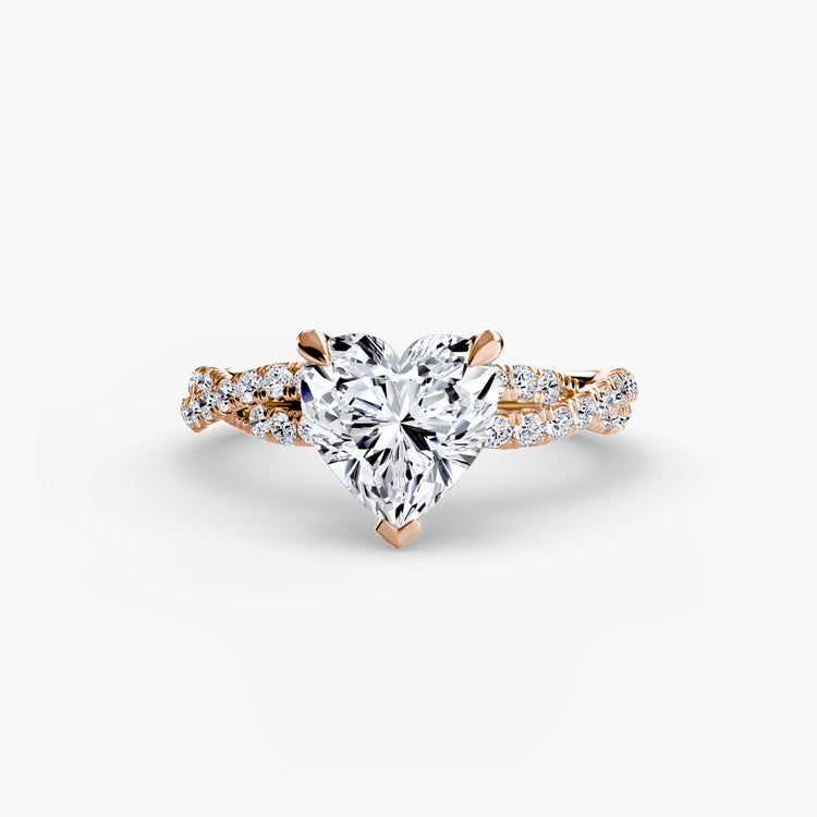 The Twisted Pavé Solitaire