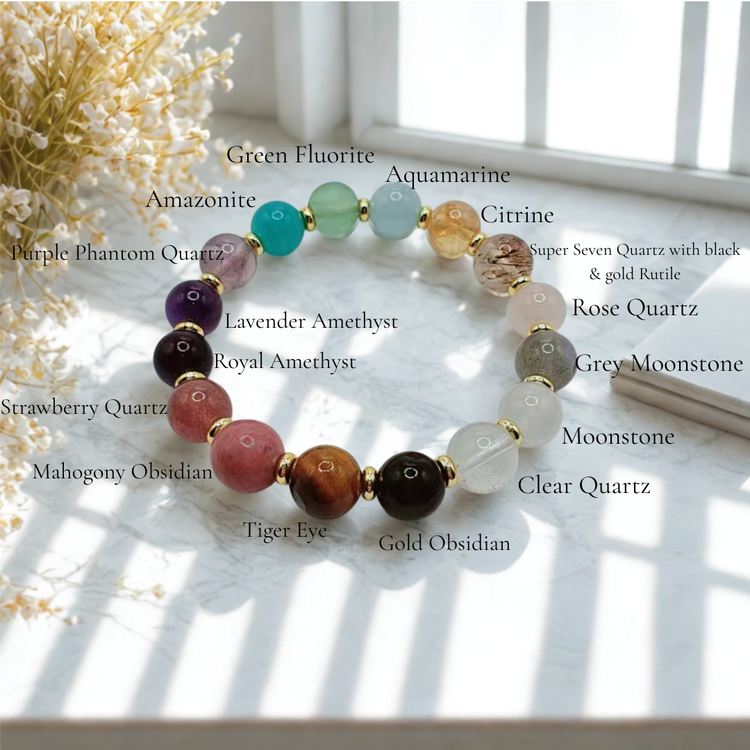 Multi-Gemstone Harmony Bracelet