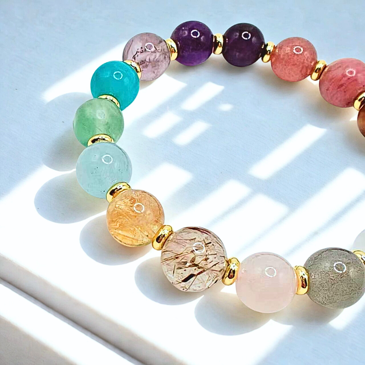 Multi-Gemstone Harmony Bracelet