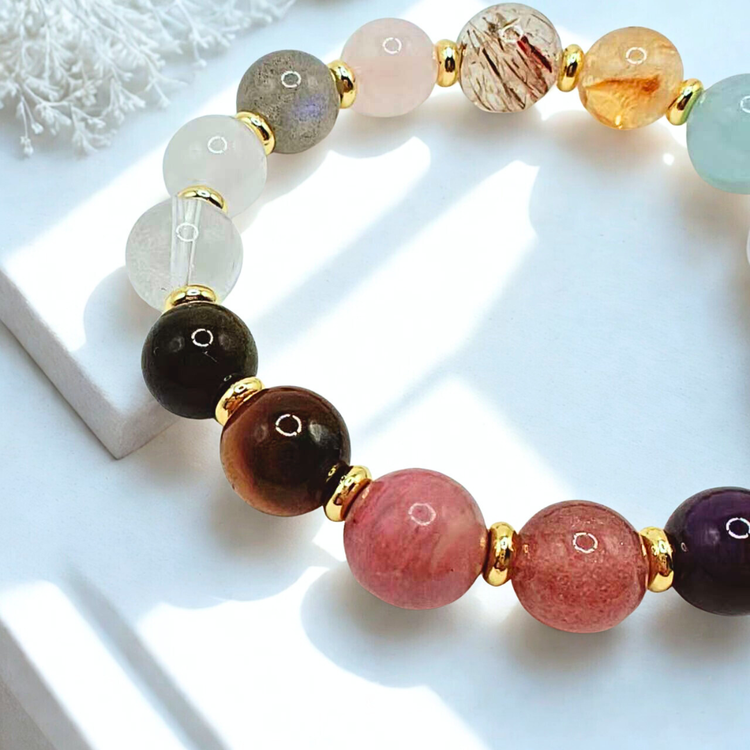 Multi-Gemstone Harmony Bracelet