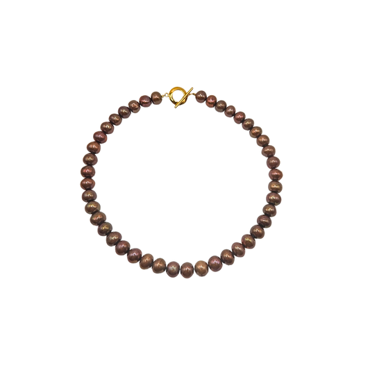 Chocolate South Sea Pearl Strand | 0000