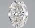 1.36ct Oval Lab Grown Diamond (Colour F, Clarity VS2, IGI Certified)