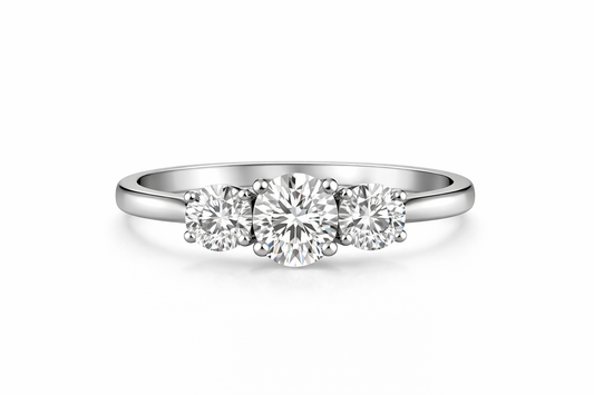 Three-stone Diamond Engagement Ring | T18KDIA26030230