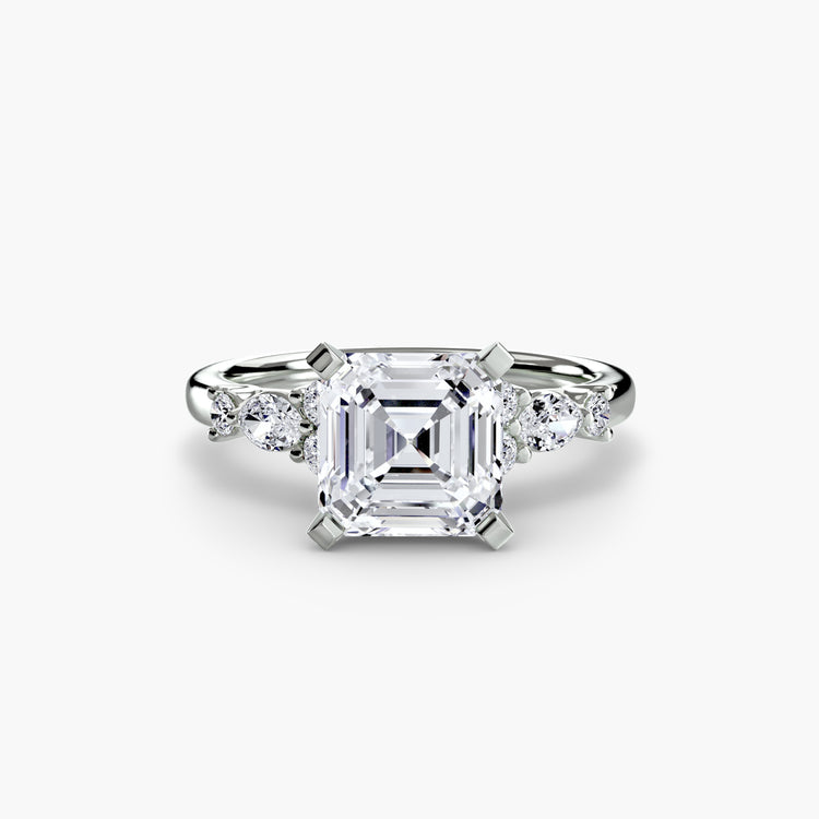 The Floral Accent Solitaire