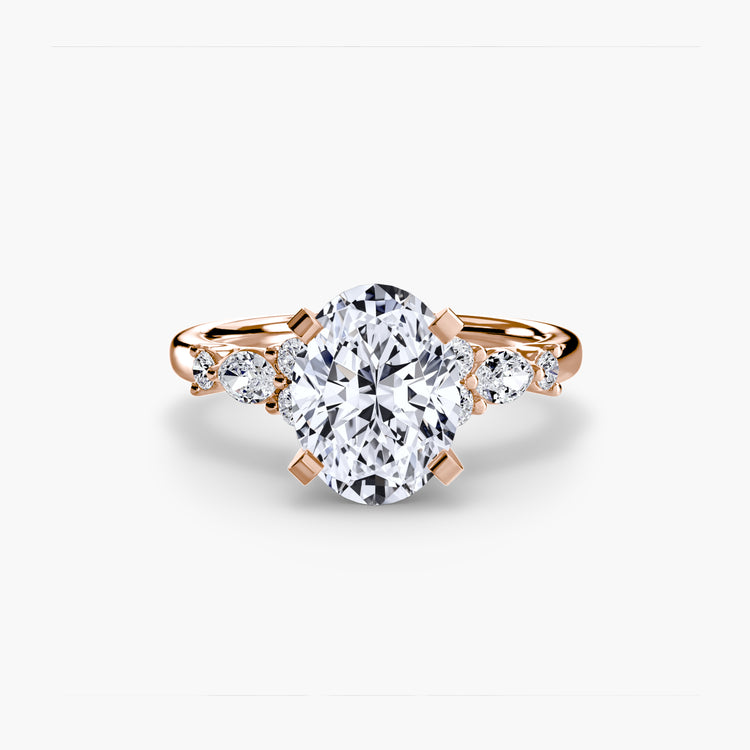 The Floral Accent Solitaire