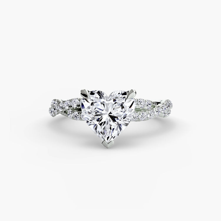 The Twisted Pavé Solitaire