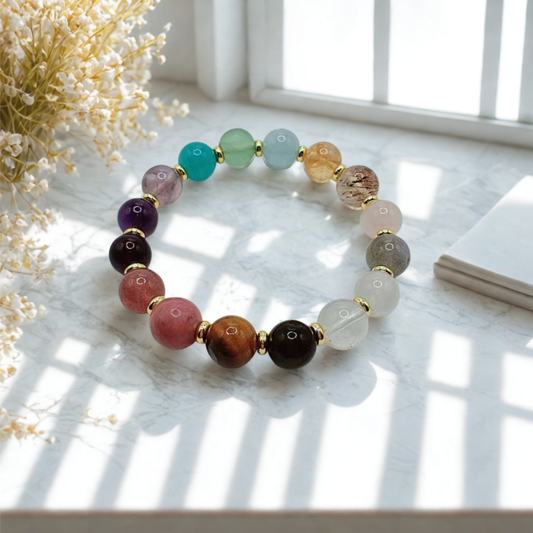 Multi-Gemstone Harmony Bracelet
