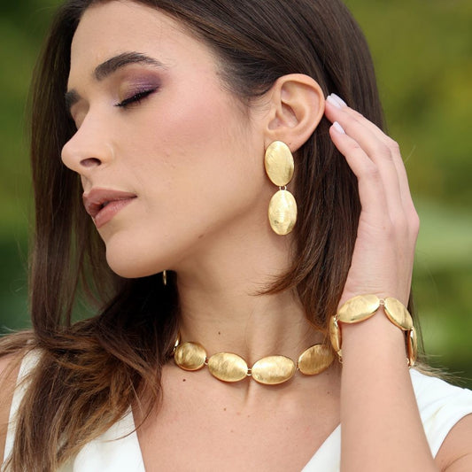 Itaca Matte Spool Earrings